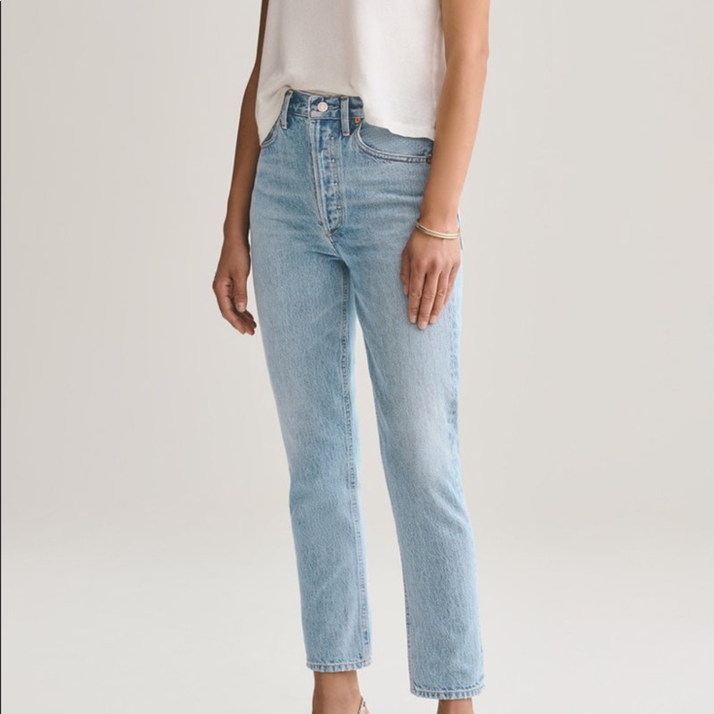 Agolde Riley High Rise straight leg Jeans